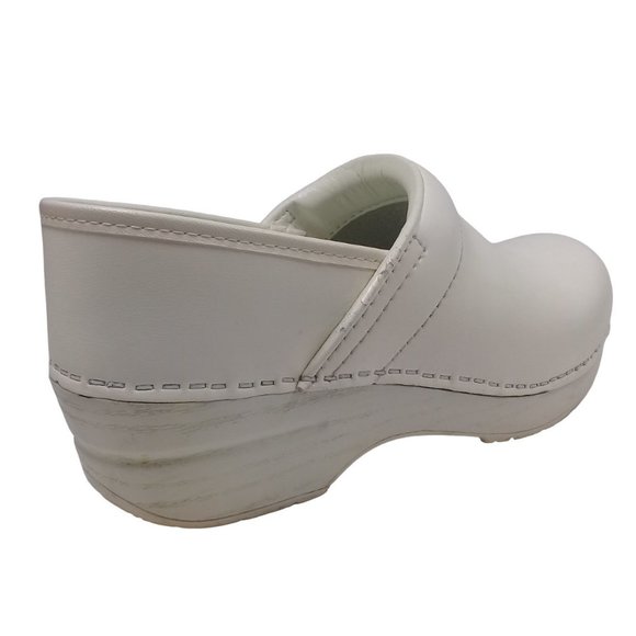 Dansko Women's Professional Padded Collars Full Grain Leather Clogs Size 6.5-7 - Picture 6 of 12